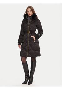 Marciano Guess Płaszcz zimowy 5BGL38 7374A Czarny Regular Fit. Kolor: czarny. Materiał: syntetyk. Sezon: zima #4