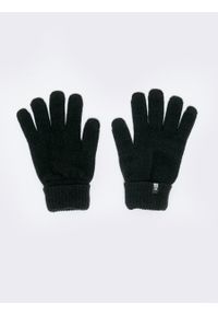 Big-Star - Rękawiczki męskie czarne Seolo 906. Kolor: czarny. Materiał: dzianina. Sezon: jesień, zima. Styl: casual, klasyczny #3