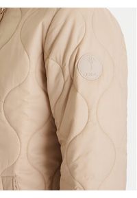JOOP! Płaszcz zimowy Carla 10018874 30047609 Beżowy Regular Fit. Kolor: beżowy. Materiał: syntetyk. Sezon: zima