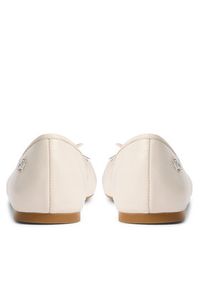 Lauren Ralph Lauren - LAUREN RALPH LAUREN Baleriny 802940728006 Écru. Materiał: skóra