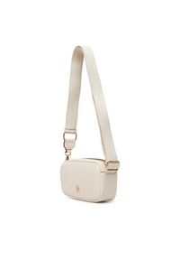 TOMMY HILFIGER - Tommy Hilfiger Torebka Th Logotape Camera Bag AW0AW18741 Biały. Kolor: biały. Materiał: skórzane #2