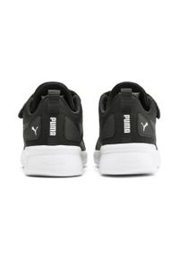 Buty do chodzenia dla dzieci Puma Low Flyer Runner. Zapięcie: rzepy. Kolor: biały, czarny, wielokolorowy. Materiał: syntetyk, tkanina, materiał. Szerokość cholewki: normalna. Sport: turystyka piesza