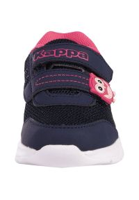 Buty Kappa Jak M Jr 280024M 6722 różowe. Okazja: na co dzień. Zapięcie: rzepy. Kolor: różowy. Materiał: syntetyk, materiał. Szerokość cholewki: normalna. Wzór: paski