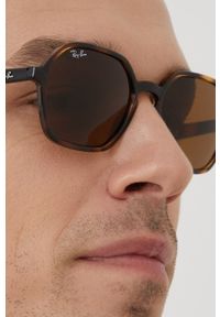 Ray-Ban Okulary przeciwsłoneczne 0RB4361 kolor brązowy. Kształt: owalne. Kolor: brązowy #3