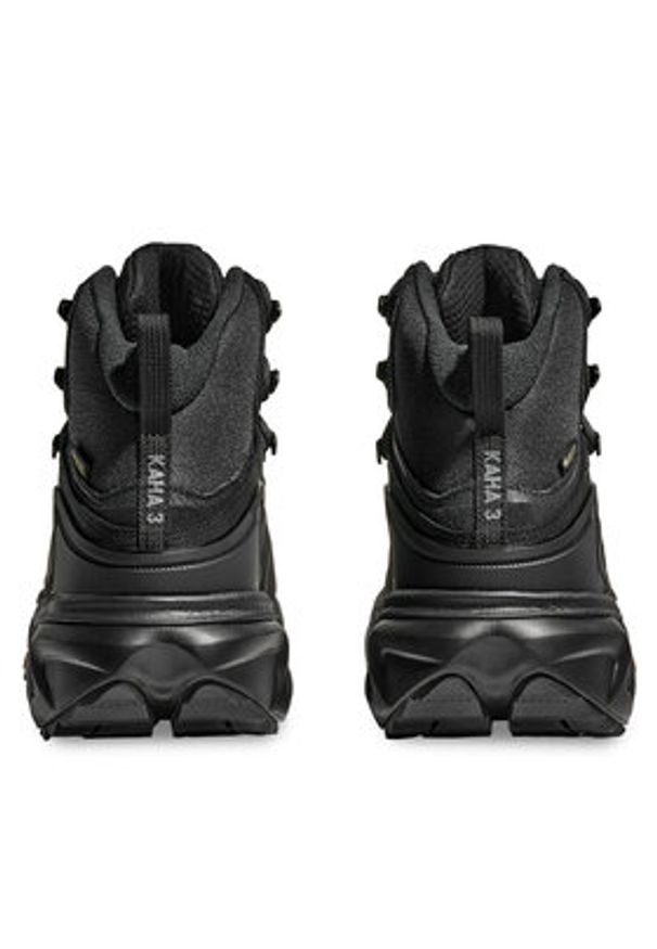HOKA - Hoka Trekkingi Kaha 3 Gtx GOR-TEX 1162530 Czarny. Kolor: czarny. Materiał: nubuk, skóra. Sport: turystyka piesza