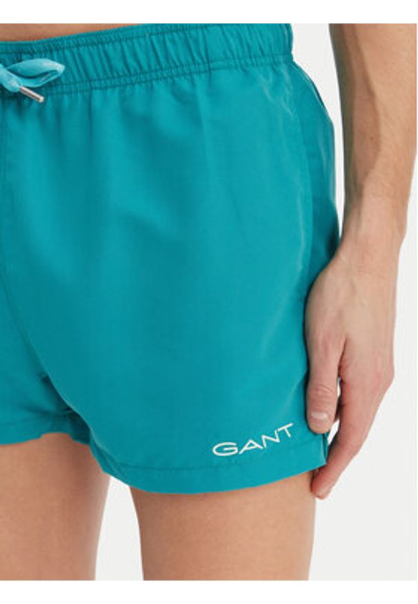 GANT - Gant Szorty kąpielowe 920006500 Zielony Regular Fit. Kolor: zielony. Materiał: syntetyk