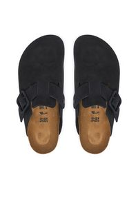 Birkenstock Klapki Boston Wire Buckle 1031575 Czarny. Kolor: czarny. Materiał: nubuk, skóra #2