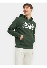 Jack & Jones - Jack&Jones Bluza Corp 12152840 Zielony Standard Fit. Kolor: zielony. Materiał: bawełna, syntetyk