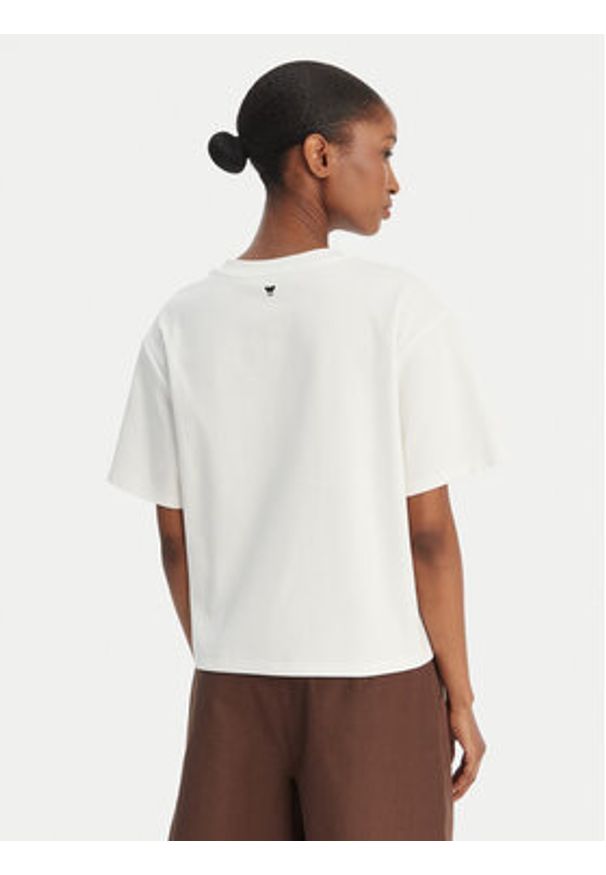 Weekend Max Mara T-Shirt Sabato 2615941112 Biały Regular Fit. Kolor: biały. Materiał: bawełna