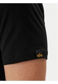 Alpha Industries Komplet t-shirtów 258500 Czarny Regular Fit. Kolor: czarny. Materiał: bawełna #7