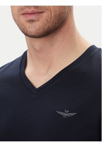 Aeronautica Militare T-Shirt 251TS2418J683 Granatowy Regular Fit. Kolor: niebieski. Materiał: bawełna #5