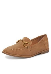DeeZee Loafersy 1-141-1 Brązowy. Kolor: brązowy. Materiał: materiał #3