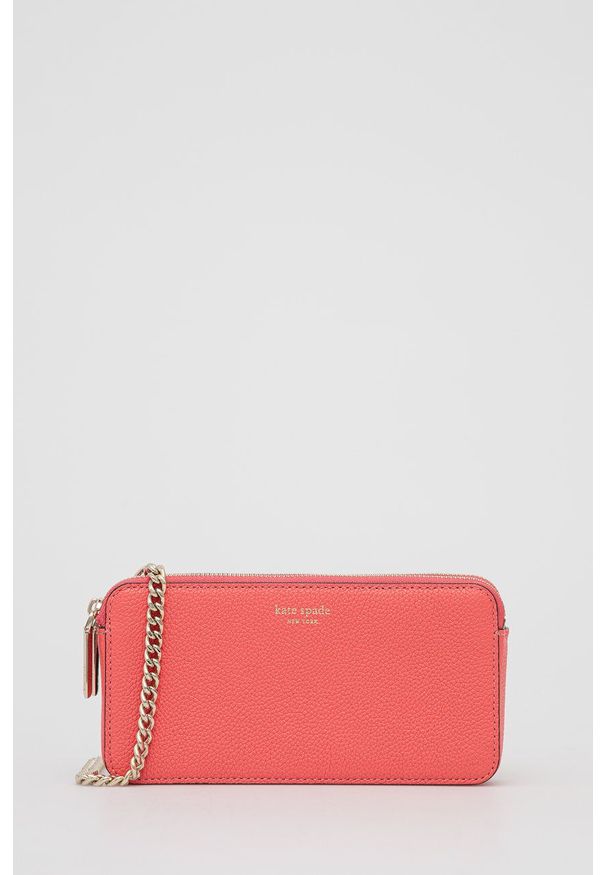 Kate Spade - Torebka. Kolor: różowy. Rodzaj torebki: na ramię