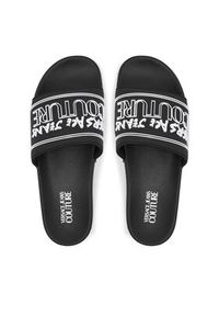 Versace Jeans Couture Klapki 79YA3SQ3 ZSC22 899 Czarny. Kolor: czarny. Materiał: syntetyk #4