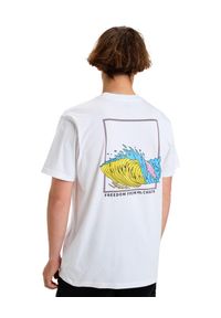 Quiksilver - Koszulka z krótkim rękawem dla Mężczyzn EV WATER CONNECTION Biały. Kolor: biały. Materiał: materiał, bawełna. Długość rękawa: krótki rękaw. Długość: krótkie. Wzór: nadruk