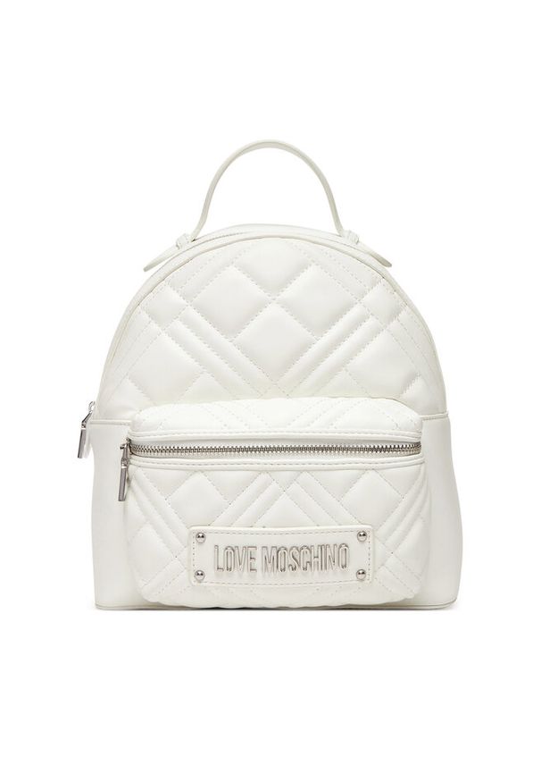 Love Moschino - Plecak LOVE MOSCHINO. Kolor: biały