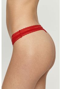 Calvin Klein Underwear - Stringi (3-pack). Kolor: wielokolorowy. Materiał: nylon, dzianina, elastan. Wzór: gładki #6