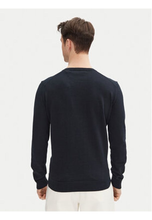 Aeronautica Militare Sweter 251MA1504L506 Granatowy Regular Fit. Kolor: niebieski. Materiał: bawełna