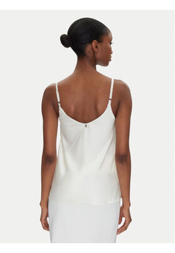 Rinascimento Top CFC0122601003 Écru Regular Fit. Materiał: syntetyk