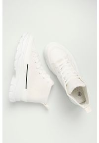 Answear Lab - Trampki. Nosek buta: okrągły. Zapięcie: sznurówki. Kolor: biały. Obcas: na platformie. Styl: wakacyjny #3