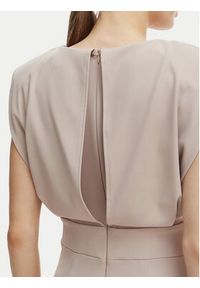 Rinascimento Kombinezon CFC0127546003 Beżowy Wide Leg. Kolor: beżowy. Materiał: syntetyk #5