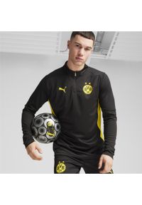 Bluza piłkarska na trening Puma Borussia Dortmund 24/25. Materiał: materiał. Długość: krótkie. Sport: fitness, piłka nożna