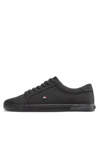 TOMMY HILFIGER - Tommy Hilfiger Tenisówki Harlow 1D FM0FM00596 Czarny. Kolor: czarny. Materiał: materiał #3