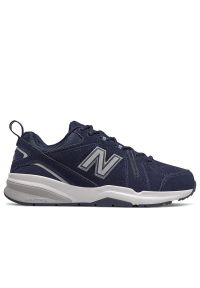 Buty New Balance MX608UN5 - granatowe. Okazja: na co dzień. Zapięcie: sznurówki. Kolor: niebieski. Materiał: materiał, skóra, syntetyk. Szerokość cholewki: normalna