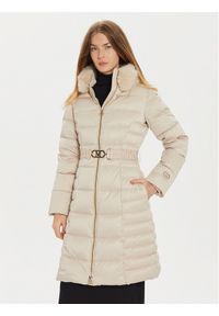 Marciano Guess Płaszcz zimowy 4BGL19 7187A Beżowy Regular Fit. Kolor: beżowy. Materiał: syntetyk. Sezon: zima