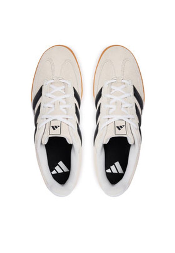 Adidas - adidas Buty halowe Spezialist KJ3729 Szary. Kolor: szary. Materiał: skóra, zamsz