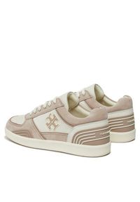 Tory Burch Sneakersy Clover Court 155626 Beżowy. Kolor: beżowy. Materiał: skóra #7