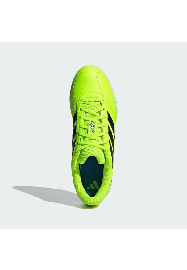 Adidas - Buty Super Sala Competition III IN. Kolor: żółty, biały, wielokolorowy, czarny. Materiał: materiał