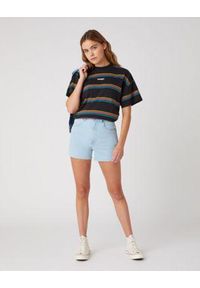 Wrangler - DAMSKIE SZORTY JEANSOWE WRANGLER MOM SHORT CLOUD NINE W22D-ZH-25E. Materiał: jeans #3