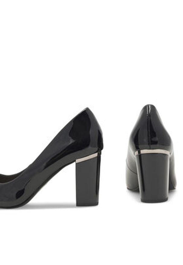 Clara Barson Czółenka WYL3621-1 Czarny. Kolor: czarny. Materiał: skóra