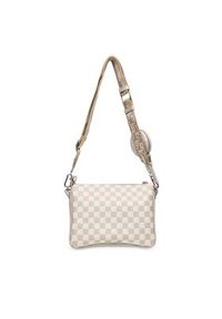 Steve Madden Torebka Blola Crossbody SM13001377-02002-BGE Beżowy. Kolor: beżowy. Materiał: skórzane