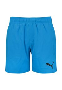 Puma - Strój kąpielowy Męski Swim Medium Length. Kolor: czarny, niebieski, wielokolorowy. Styl: sportowy
