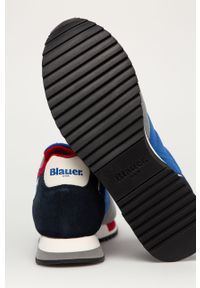Blauer - Buty. Nosek buta: okrągły. Zapięcie: sznurówki. Kolor: niebieski. Materiał: materiał, syntetyk, skóra, guma, zamsz. Szerokość cholewki: normalna #4