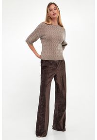Marella - Sweter damski z kaszmirem Franz MARELLA SPORT. Materiał: kaszmir. Styl: sportowy #3