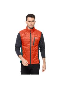 Bezrękawnik turystyczny męski Jack Wolfskin Routeburn Pro Ins. Kolor: wielokolorowy. Długość rękawa: bez rękawów. Sport: turystyka piesza