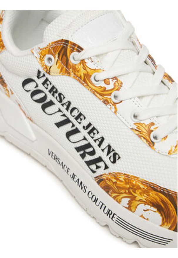 Versace Jeans Couture Sneakersy 80YA3SA5 ZSE14 Biały. Kolor: biały. Materiał: mesh