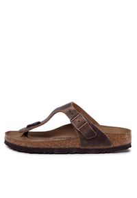 Birkenstock Japonki Gizeh Bs 0943813 Brązowy. Kolor: brązowy. Materiał: skóra, nubuk #1