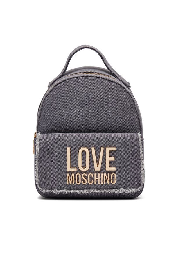 Love Moschino - LOVE MOSCHINO Plecak JC4319PP0IKQ0765 Granatowy. Kolor: niebieski. Materiał: materiał