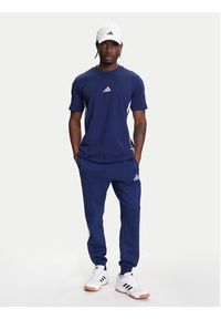 Adidas - adidas T-Shirt Essentials 3-Stripes JE6399 Niebieski Regular Fit. Kolor: niebieski. Materiał: bawełna #4