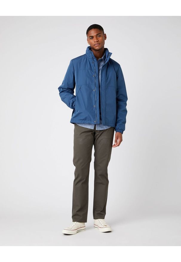 Wrangler - KURTKA PRZEJŚCIOWA WRANGLER WESTERN TECH JACKET DARK DENIM W4E9VAXTG 112141364. Materiał: denim