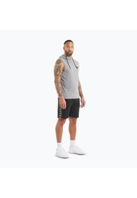 PITBULL - Tank top męski Pitbull Mercado Hilltop Hooded Sleeveless. Kolor: szary