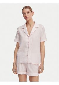 Guess Piżama O6GX00 WN011 Różowy jasny Regular Fit. Kolor: różowy. Materiał: bawełna #1