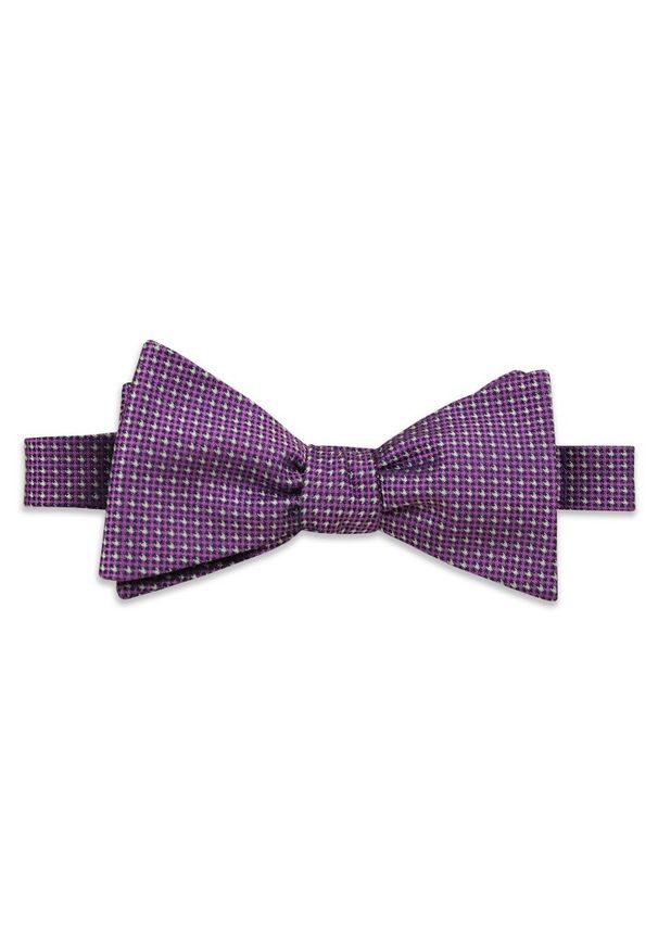 Fioletowa muszka EM Men's Accessories elegancka