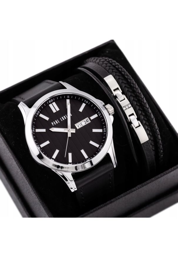 Zegarek Paul Lorens KOMPLET PREZENTOWY MĘSKI PAUL LORENS - Zegarek + Bransoletka +GRAWER