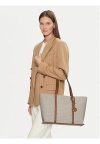 MICHAEL Michael Kors Torebka Temple Tote 30R4G1LT3B Beżowy. Kolor: beżowy. Materiał: skórzane #4