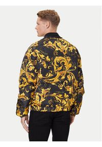 Versace Jeans Couture Kurtka puchowa 79GAUD16 CQSD3 Czarny Regular Fit. Kolor: czarny. Materiał: syntetyk